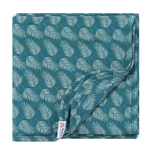 Palms in Paradise Luxury Bamboo Blanket