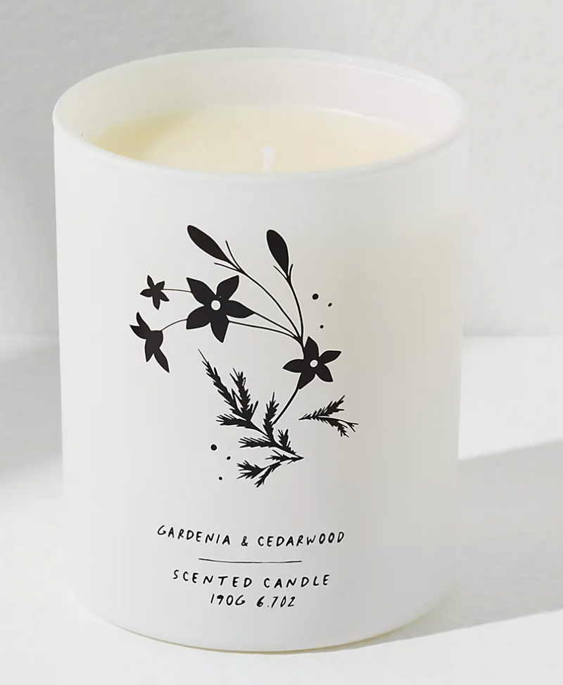 Gardenia & Cedarwood Candle – Salty Roots Boutique