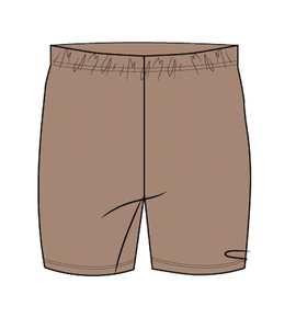toffee brown bamboo shorts